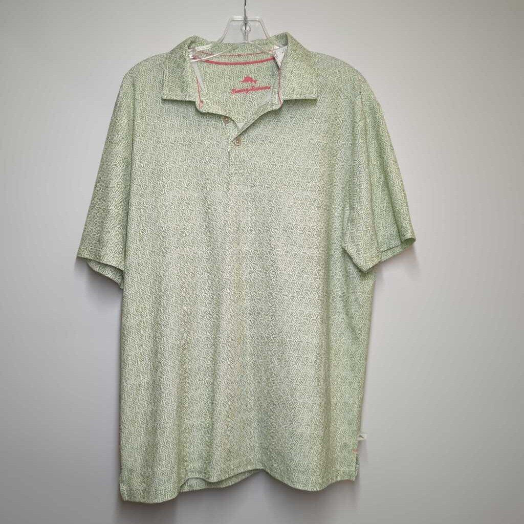 Tommy Bahama Polo Shirt Men's L Green