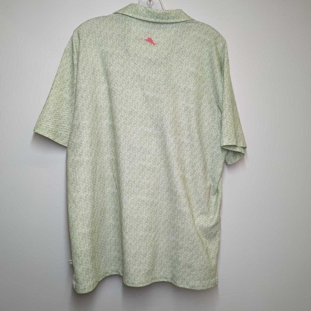Tommy Bahama Polo Shirt Men's L Green