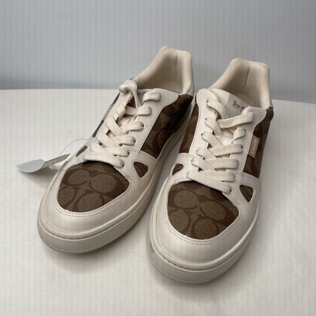 Coach Shoes 9.5 White/Brown
