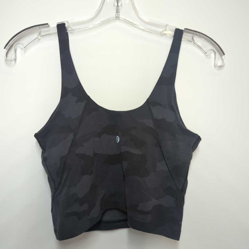 Lululemon Athletic Tops 6/S Grey/Camo