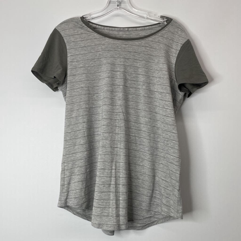 Lululemon Athletic Tops M Gray/Green