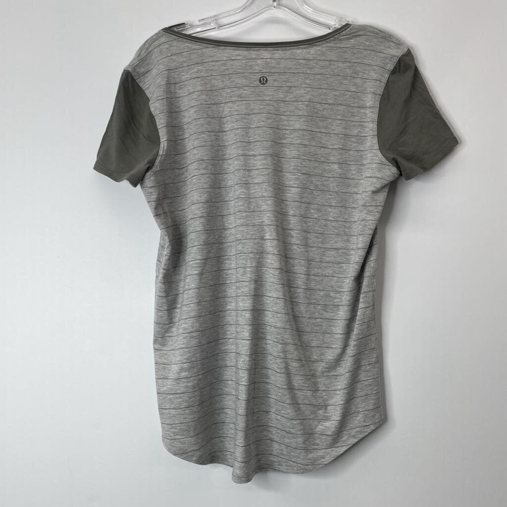 Lululemon Athletic Tops M Gray/Green