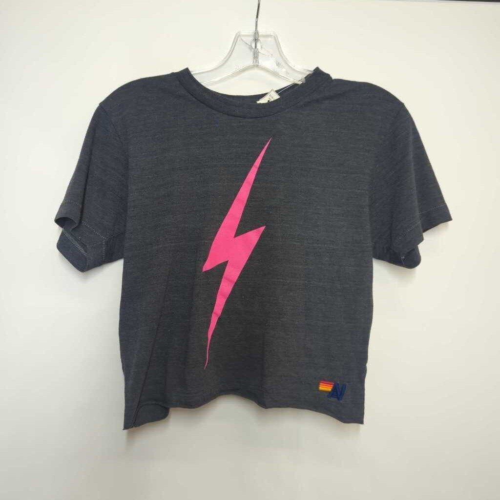 Aviator Nation Shirt S Gray/Pink