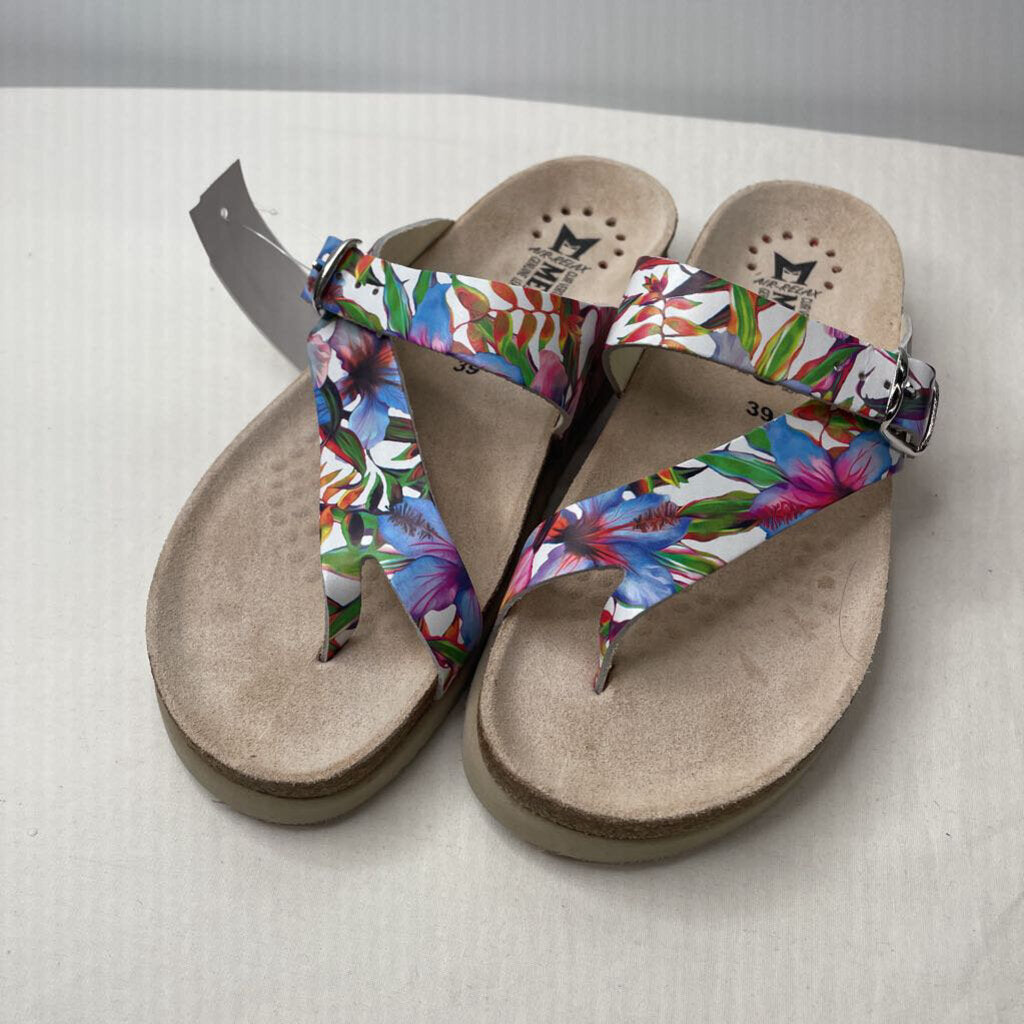 Mephisto Sandals 8 White/Floral