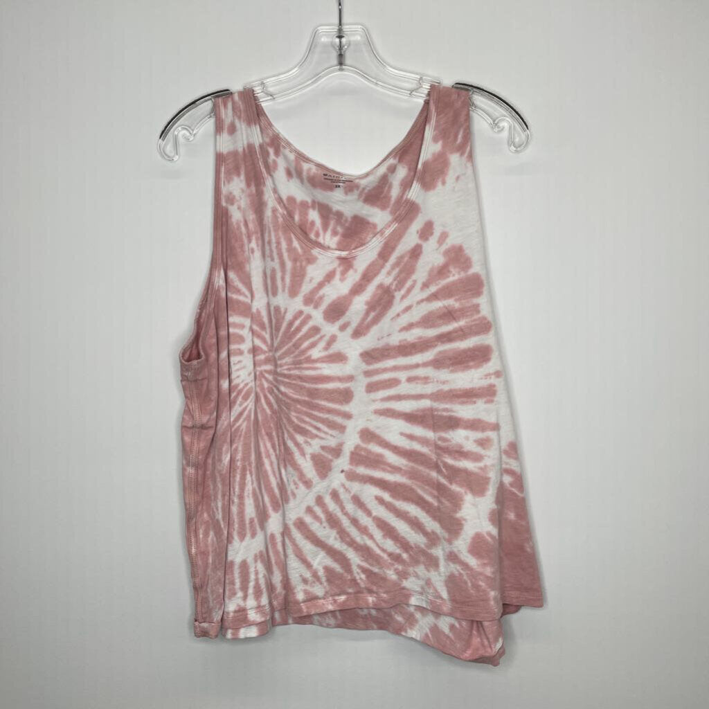 Athleta Athletic Tops 2XL Pink/White Tie Dye