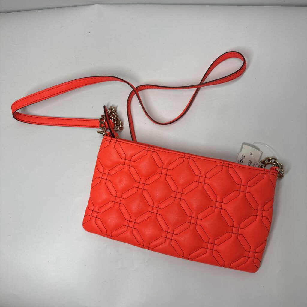 Kate Spade Purses Quilted Crossbody Orange