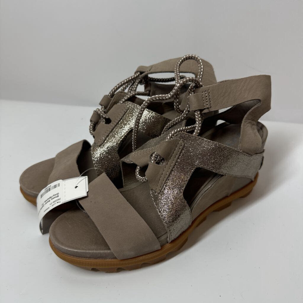 Sorel Shoes 7.5 Grey/Sparkle