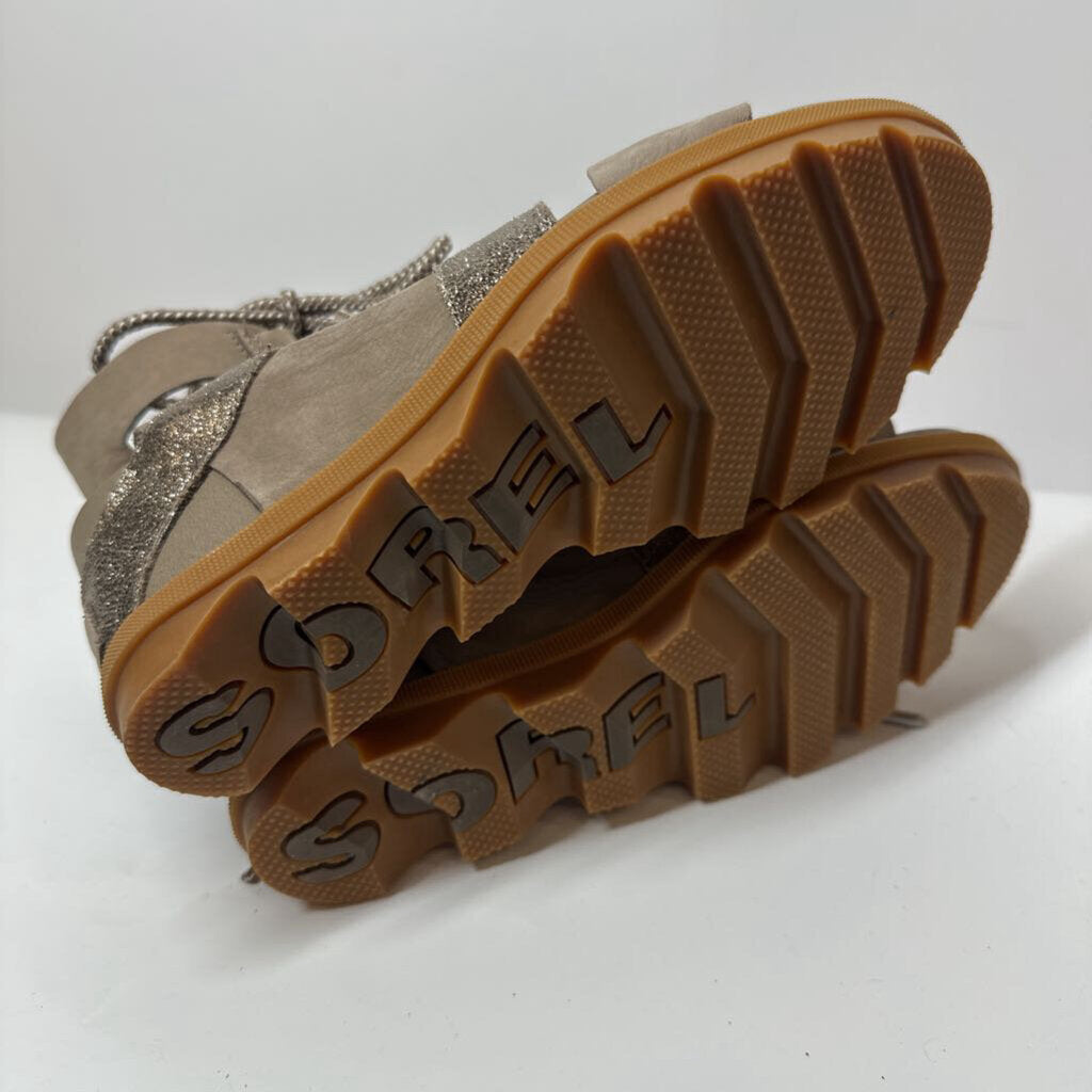 Sorel Shoes 7.5 Grey/Sparkle