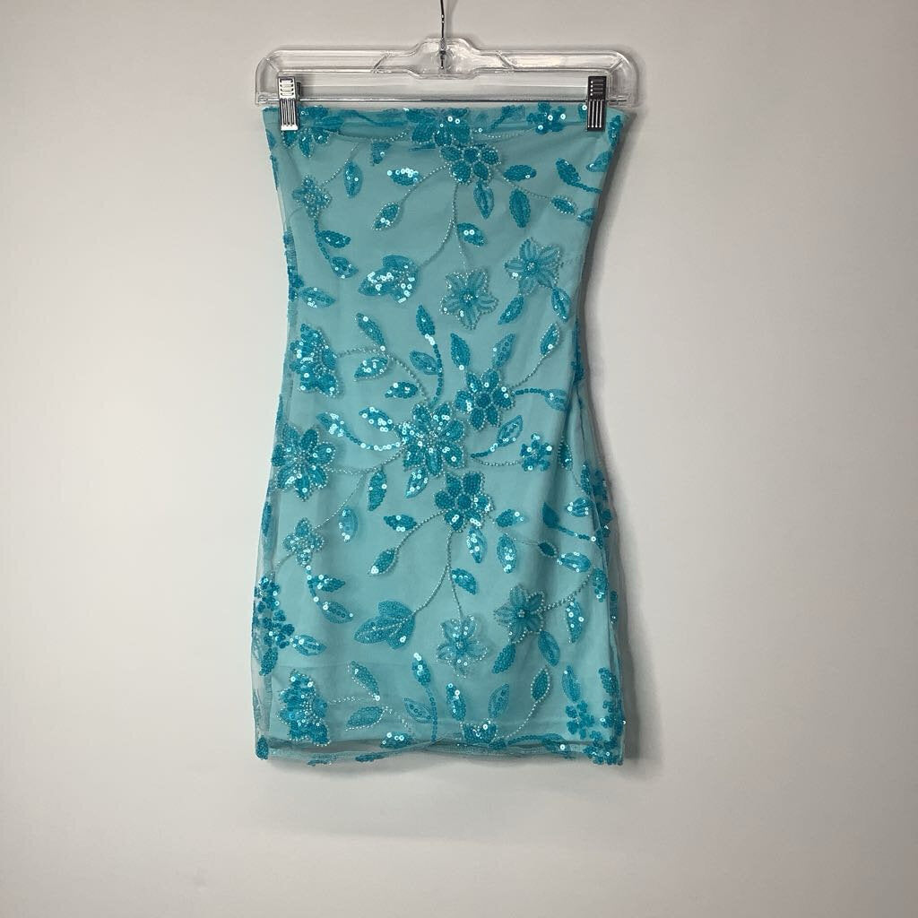 Dress XS(0) Blue/Sequins