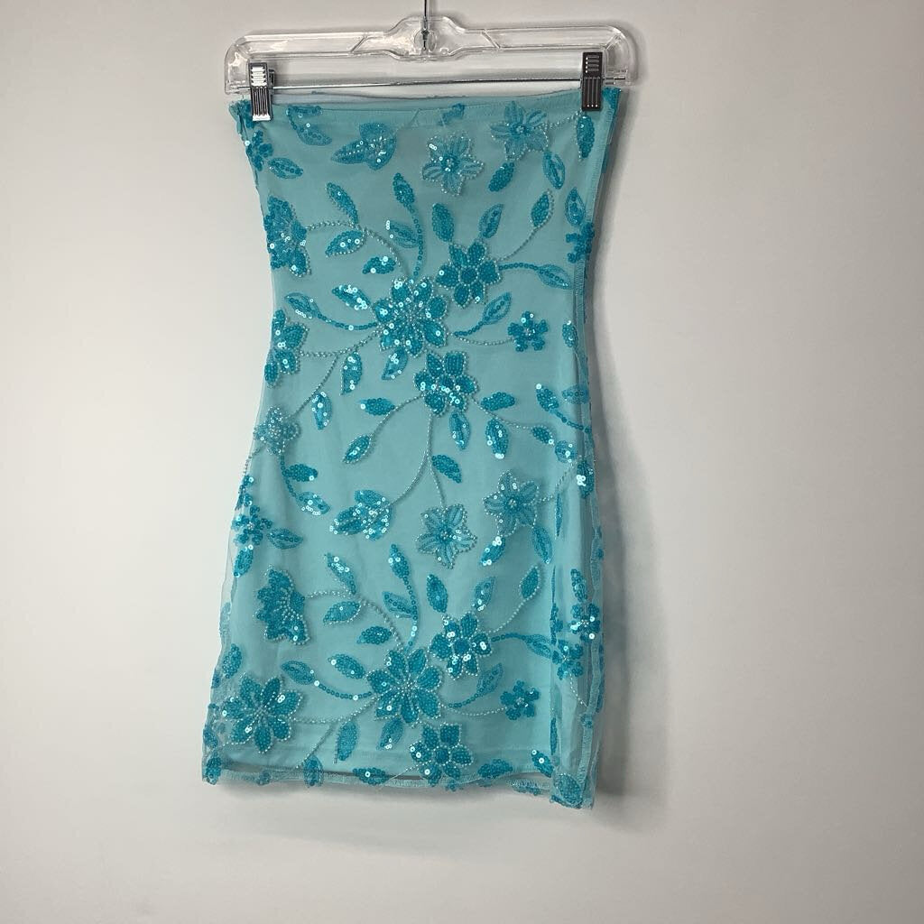 Dress XS(0) Blue/Sequins