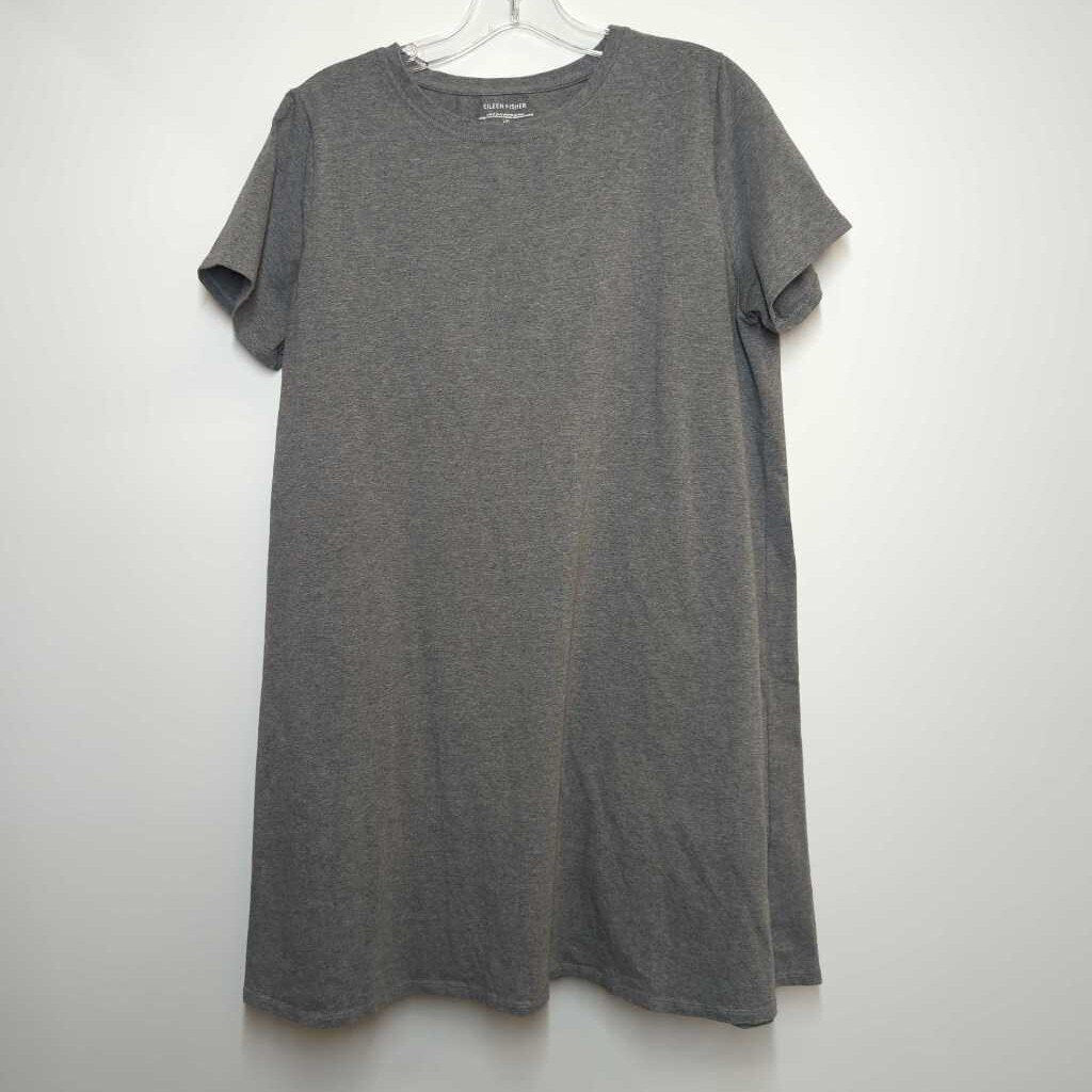 Eileen Fisher Dress L Gray