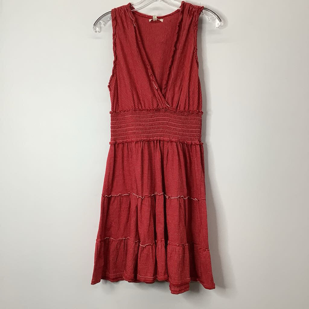 Max Studio Dress L Red/White