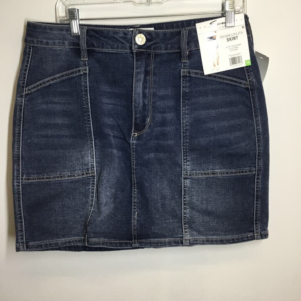 Seven7 Skirt 10/M Denim