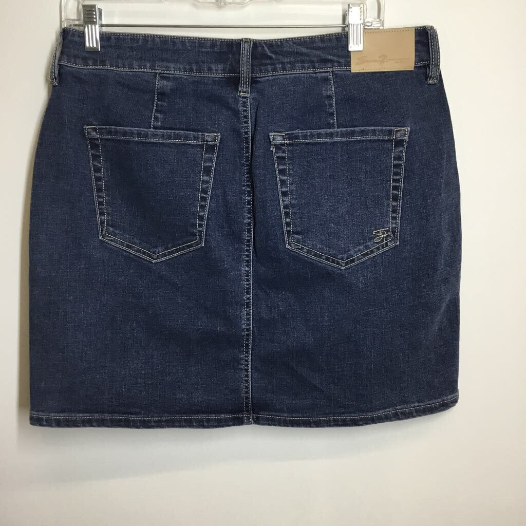 Seven7 Skirt 10/M Denim