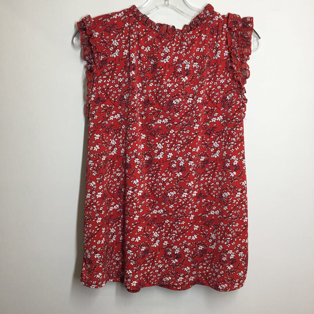 ny collection Shirt M Petite Red/Black