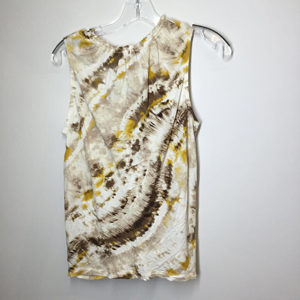 Simply Vera Tank M White/Brown/Gold