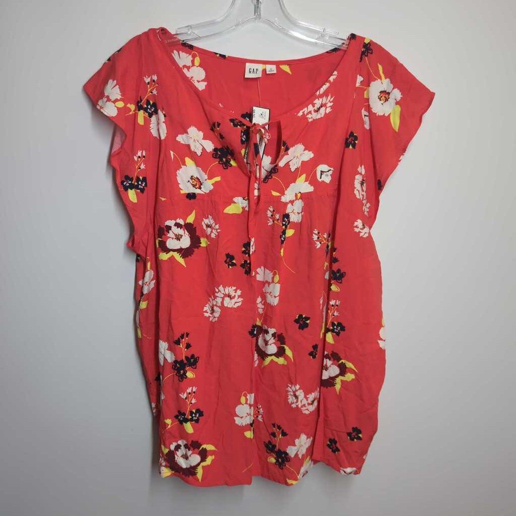 Gap Shirt XL Red/Floral