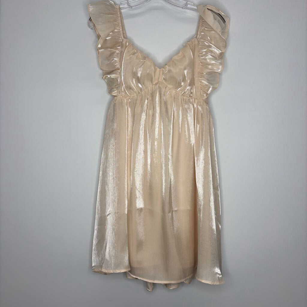 She&Sky Dress S Champagne Shimmer