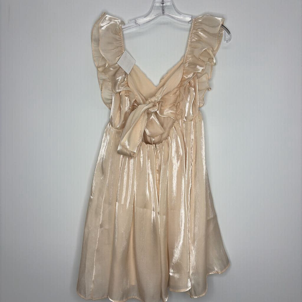 She&Sky Dress S Champagne Shimmer