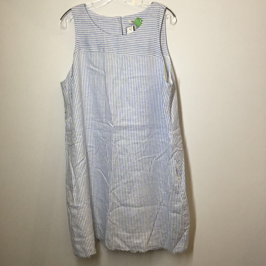 Tommy Bahama Dress XL Blue Stripes