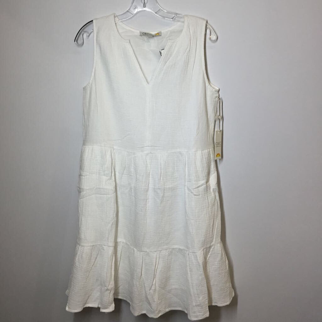C&C California Dress S White