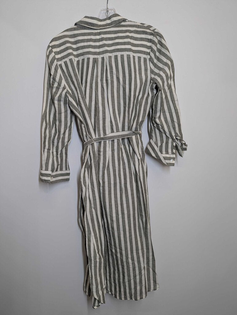 Chico's Cardigan XL Gray Stripes