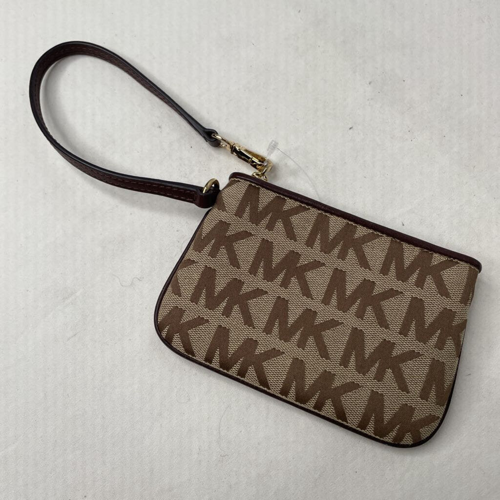 Michael Kors Wallet Wallet Wristlet Brown Signature