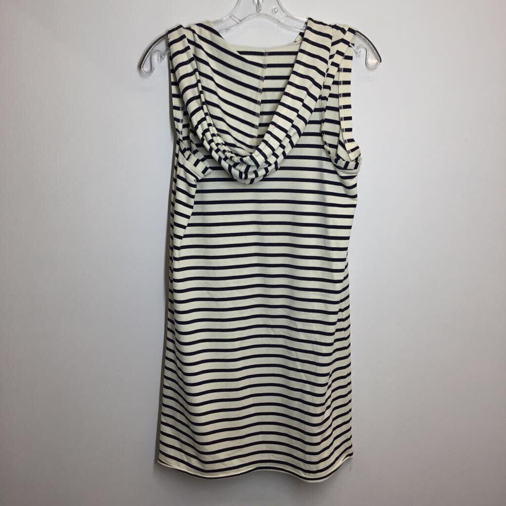 Junk Food Dress M Navy Stripes