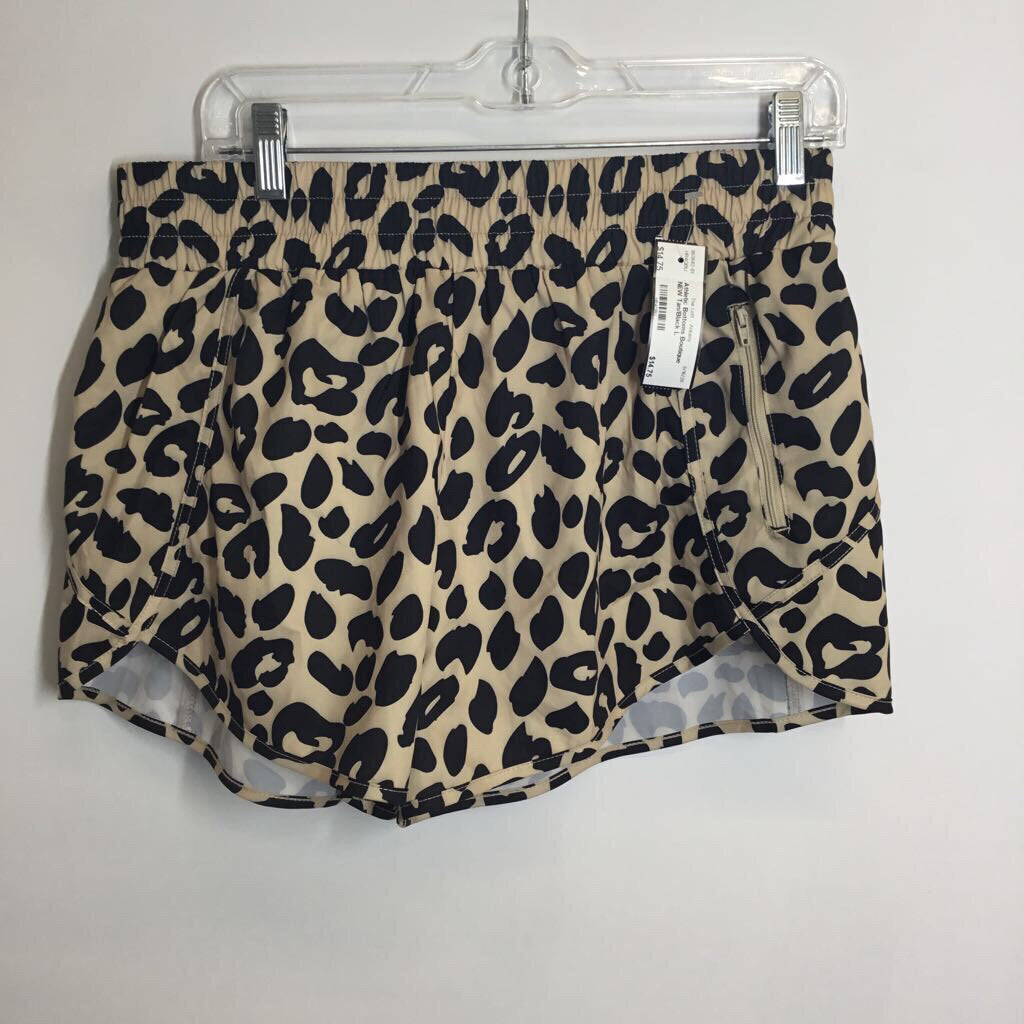 Boutique Athletic Bottoms L Tan/Black