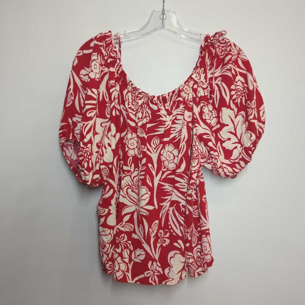 Knox Rose Shirt L Red/White