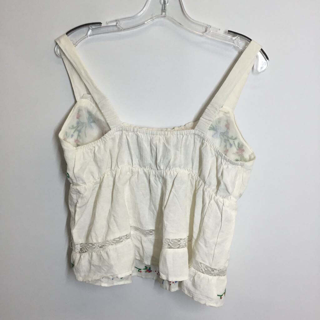 Sim & Sam Tank L White/Floral