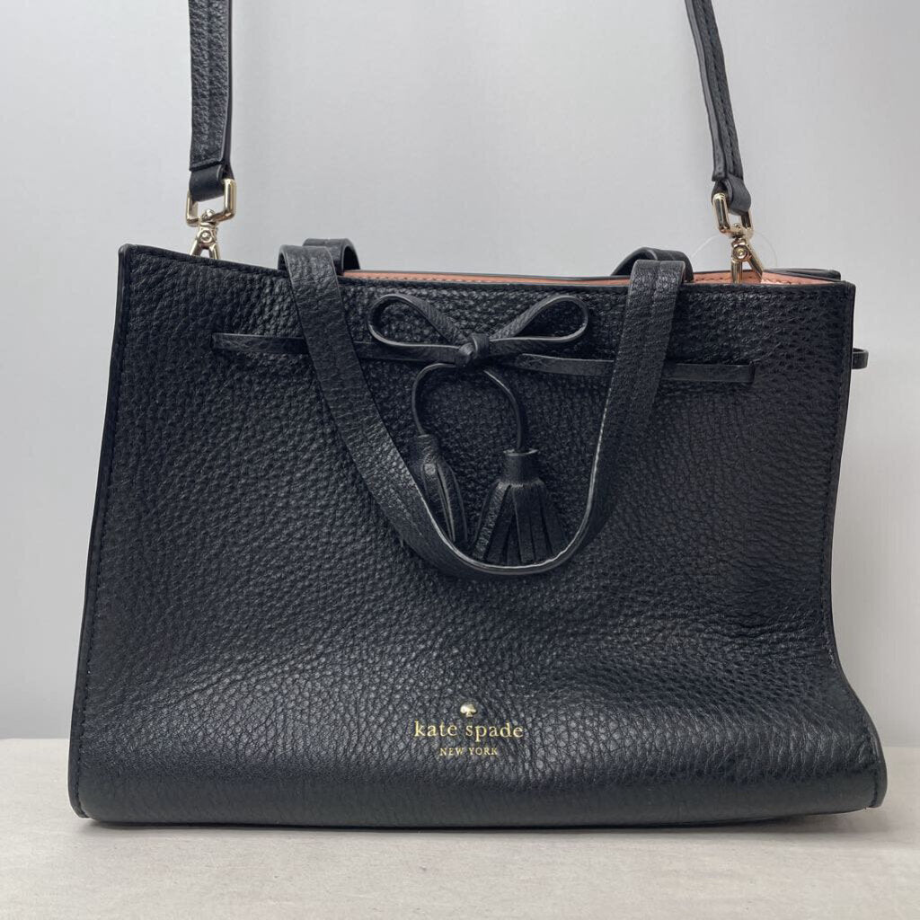 Kate Spade Purses Black Pebbled