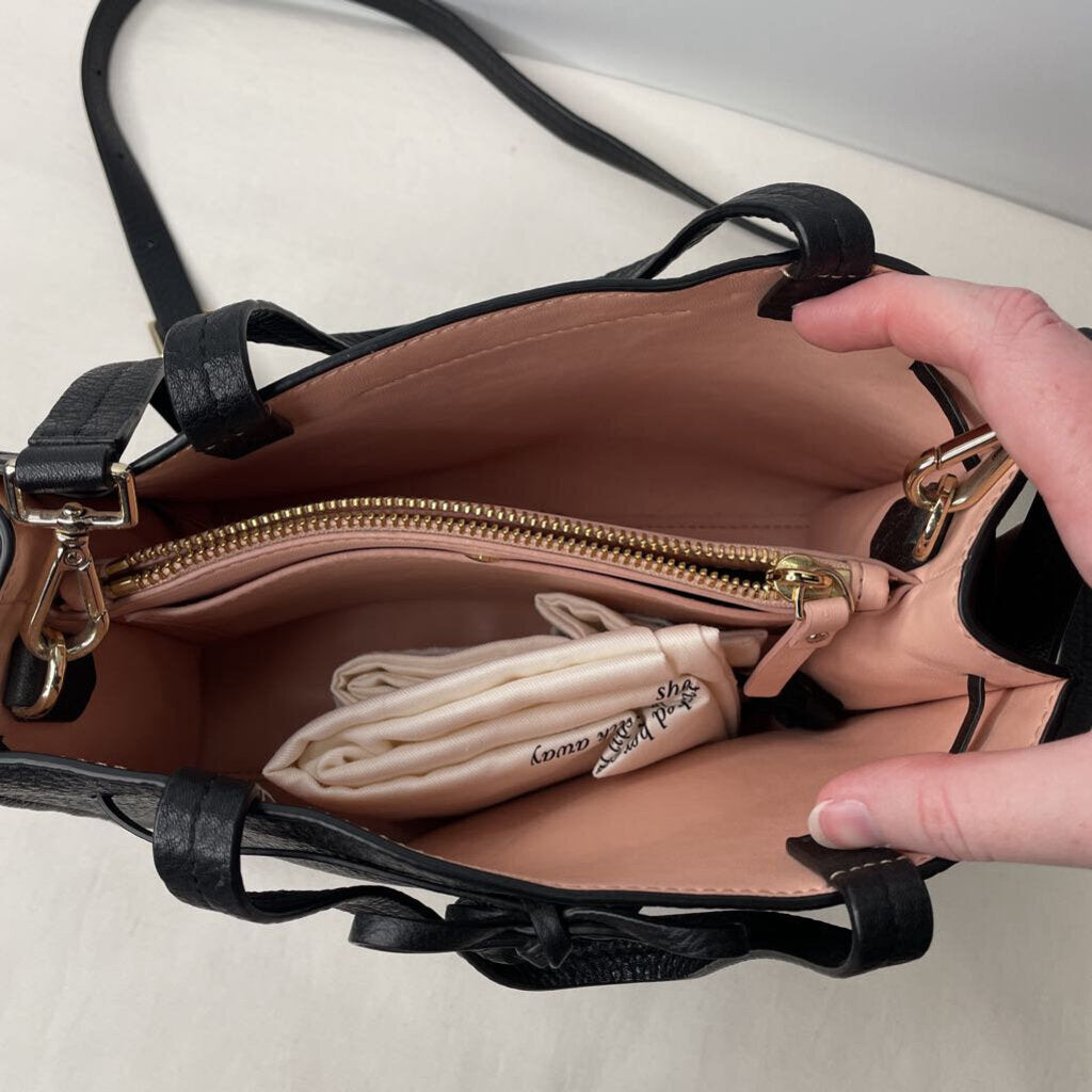 Kate Spade Purses Black Pebbled