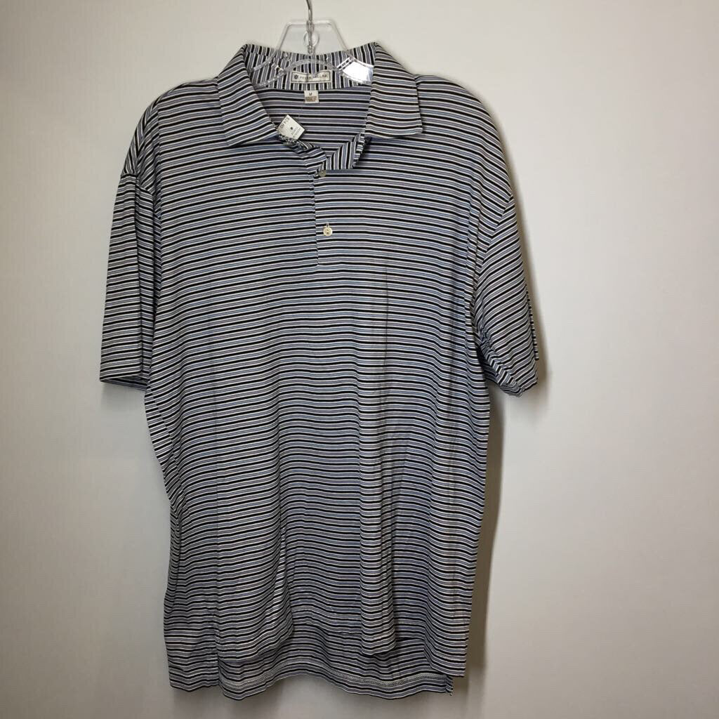 Peter Millar Polo Shirt Men's M Stripes