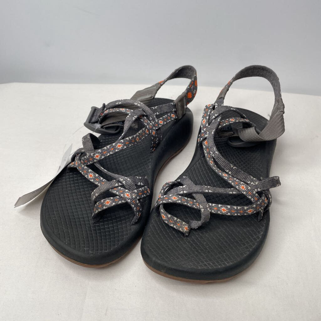 Chaco Sandals 8 Gray/Orange
