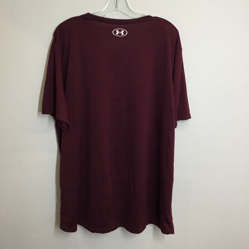 Under Armour Athletic Tops Men's 2XL Maroon/Yellow