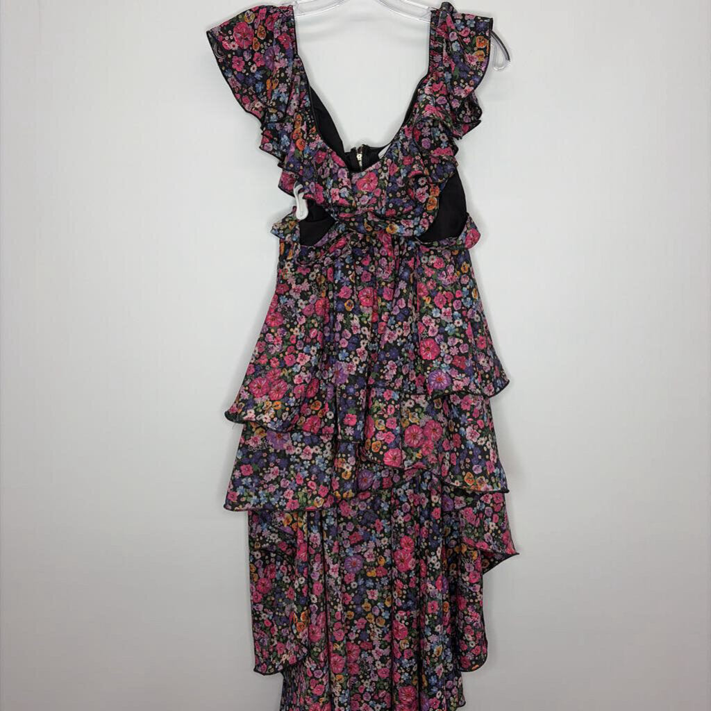 Dress L Black/Floral
