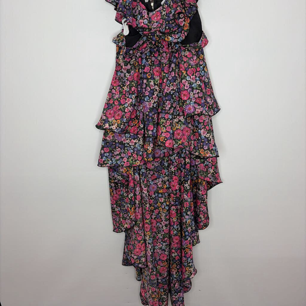 Dress L Black/Floral