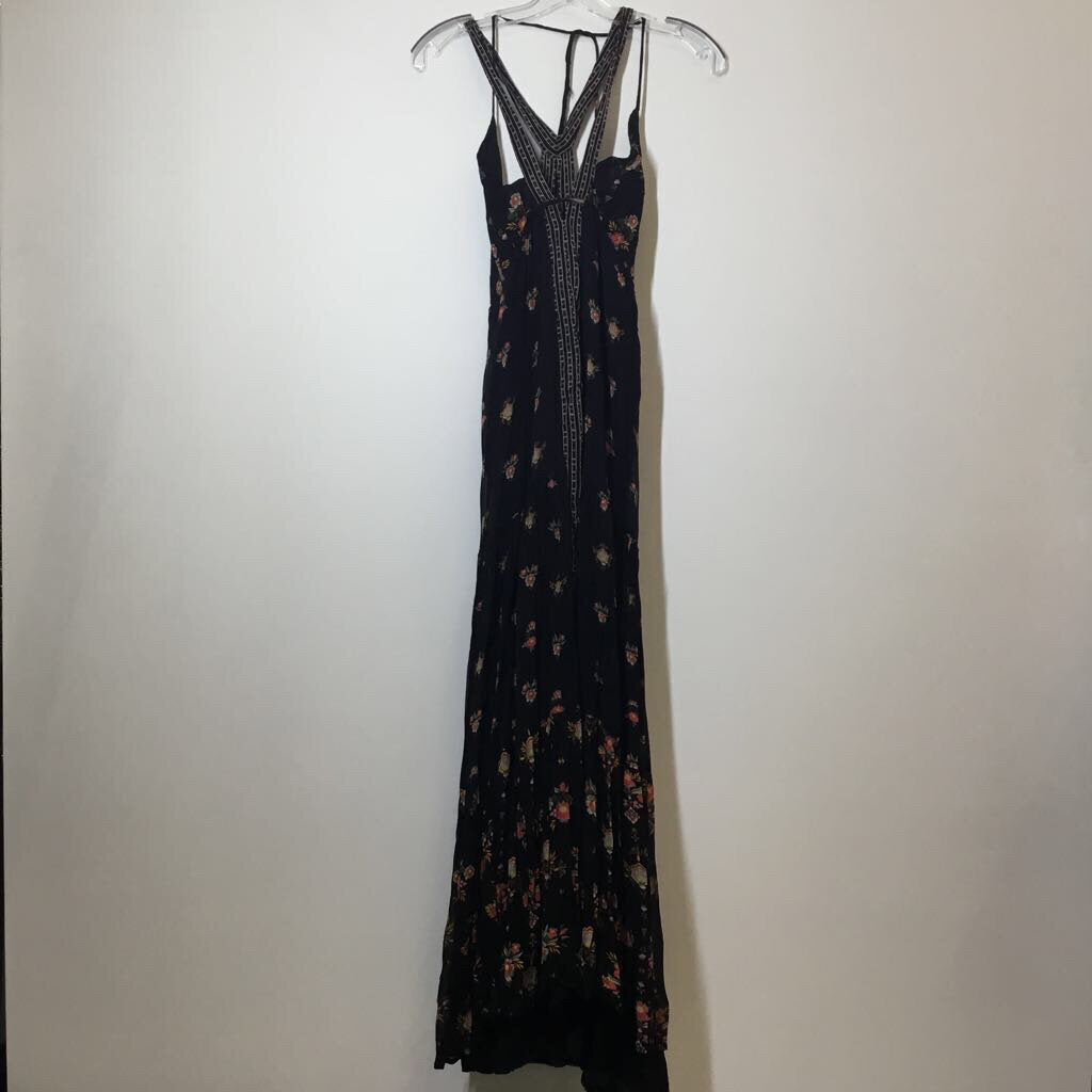 Anthropologie Dress XS Black/Floral