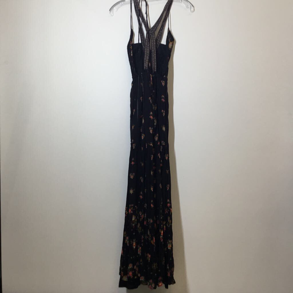 Anthropologie Dress XS Black/Floral