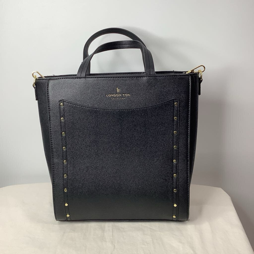 London Fog Purses Tall Tote Black