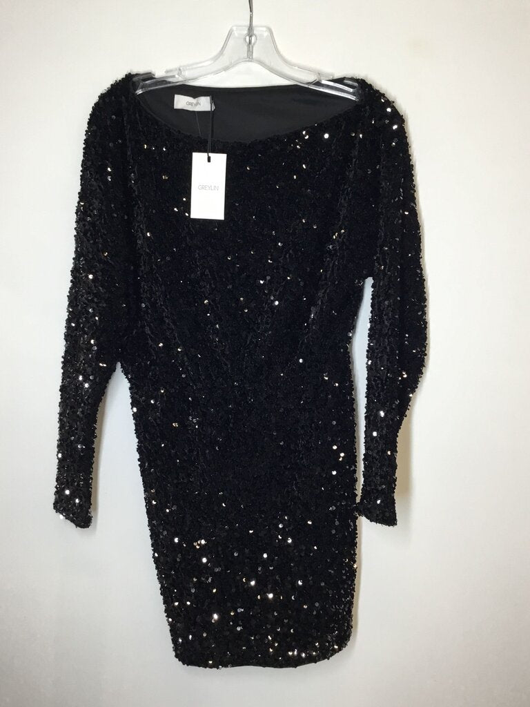Greylin Dress XS Black/Sequins