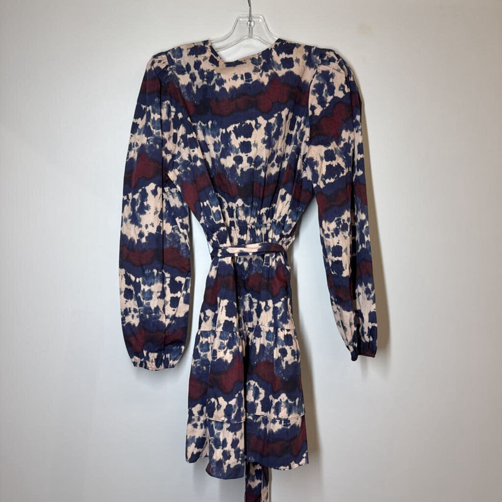 Dress M Orange/Navy