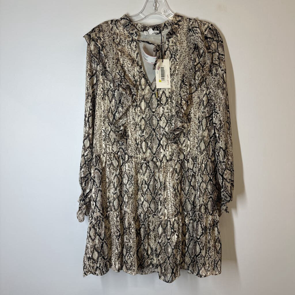 THML Dress L Brown/Snake