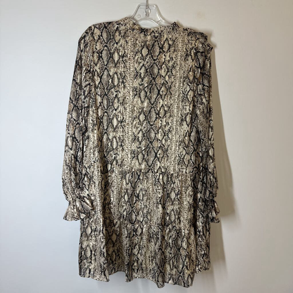 THML Dress L Brown/Snake