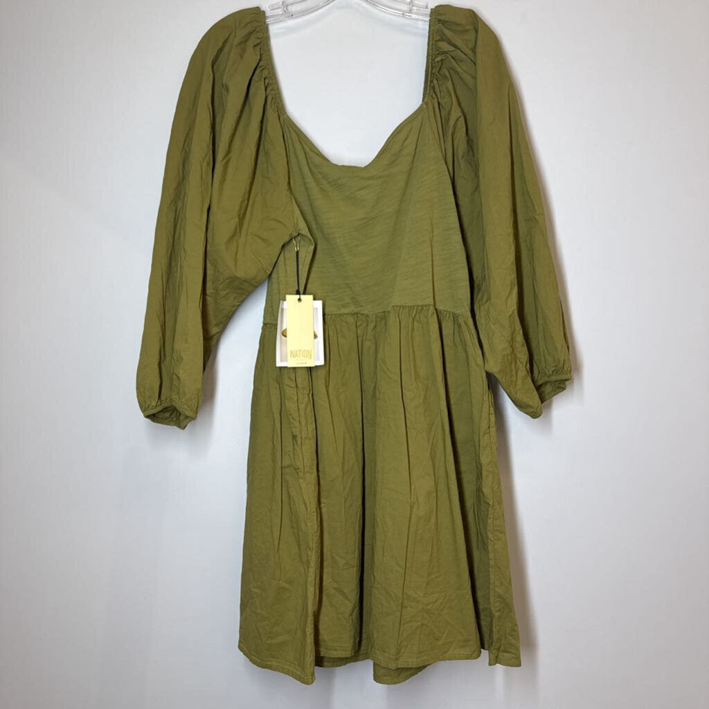 Nation LTD Dress M Green