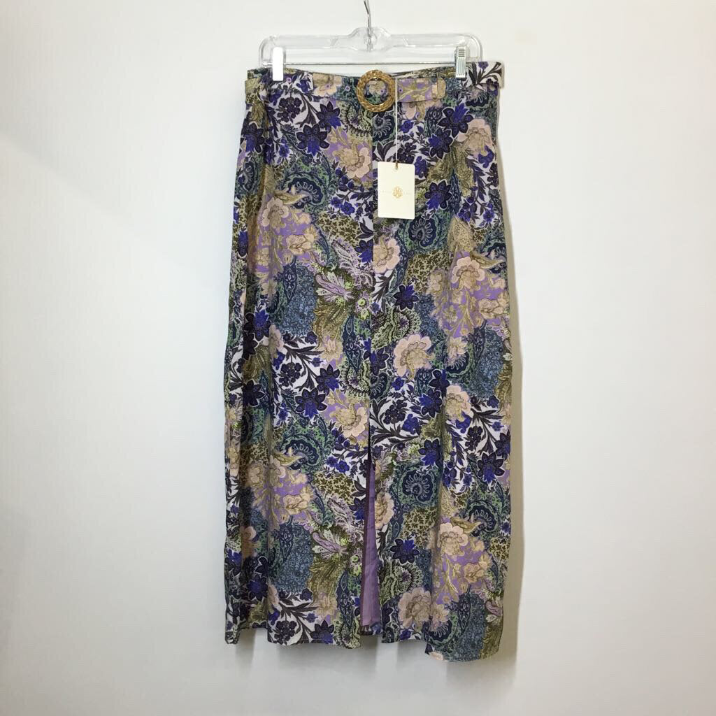 Skirt L Purple/Navy/green