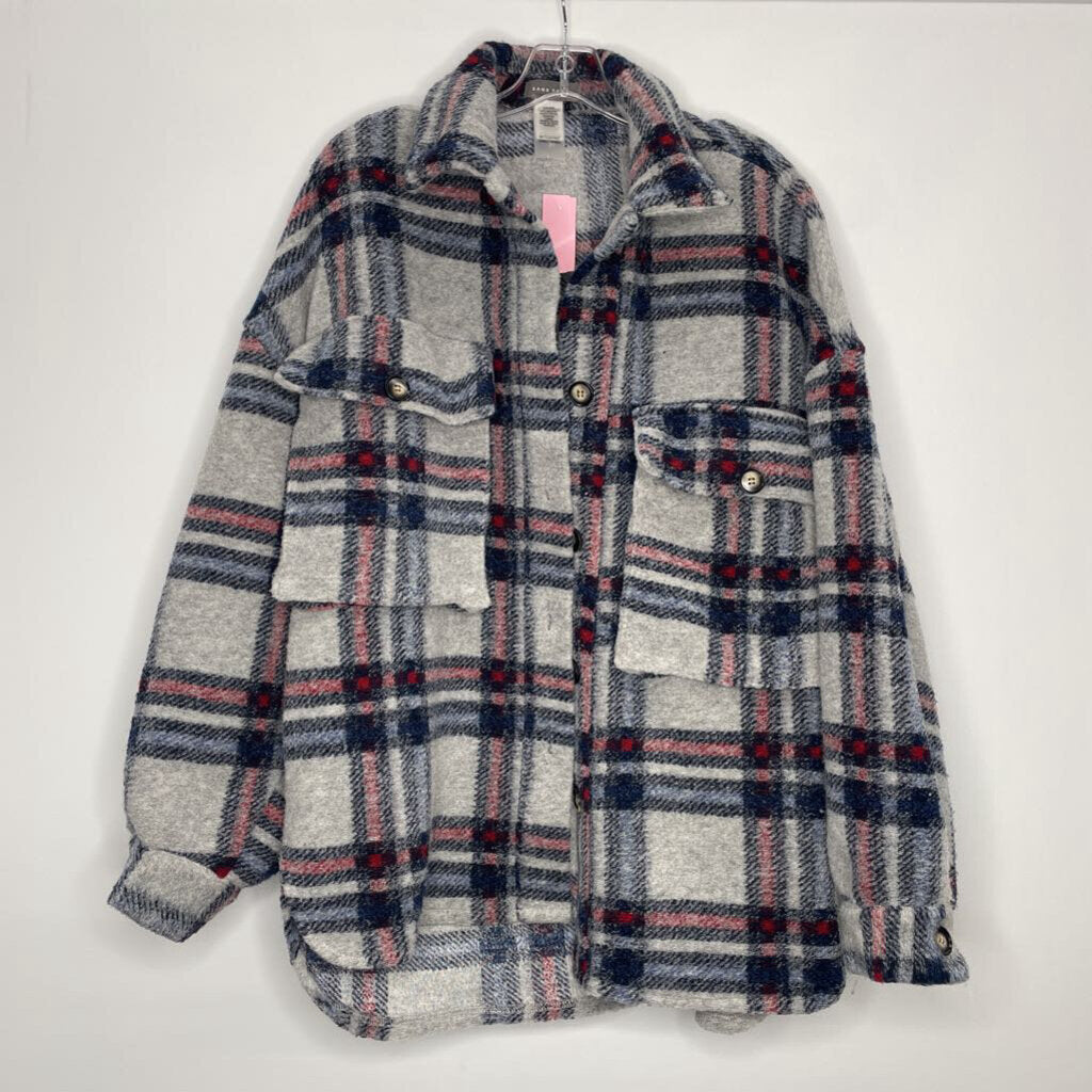 Sans Souci Outerwear L Gray/Blue/Red