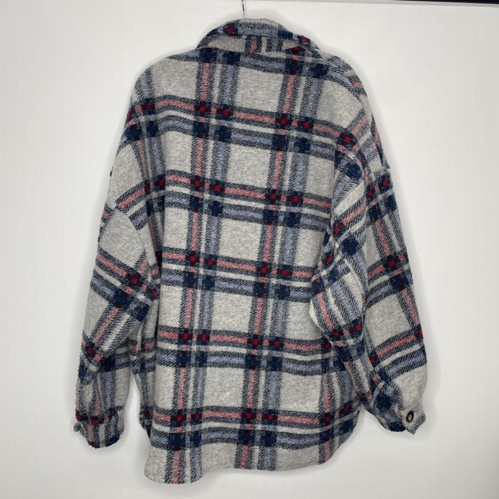 Sans Souci Outerwear L Gray/Blue/Red