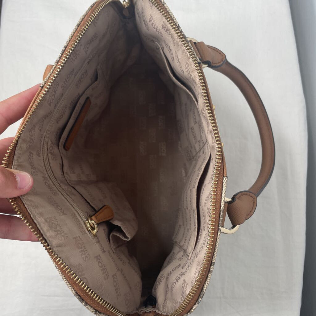 Michael Kors Purse Purses Handbag Tan/Beige Signature